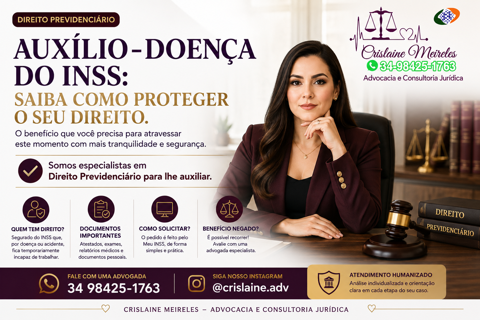 Advogado para auxílio-doença: orientação especializada para pedir o benefício no INSS