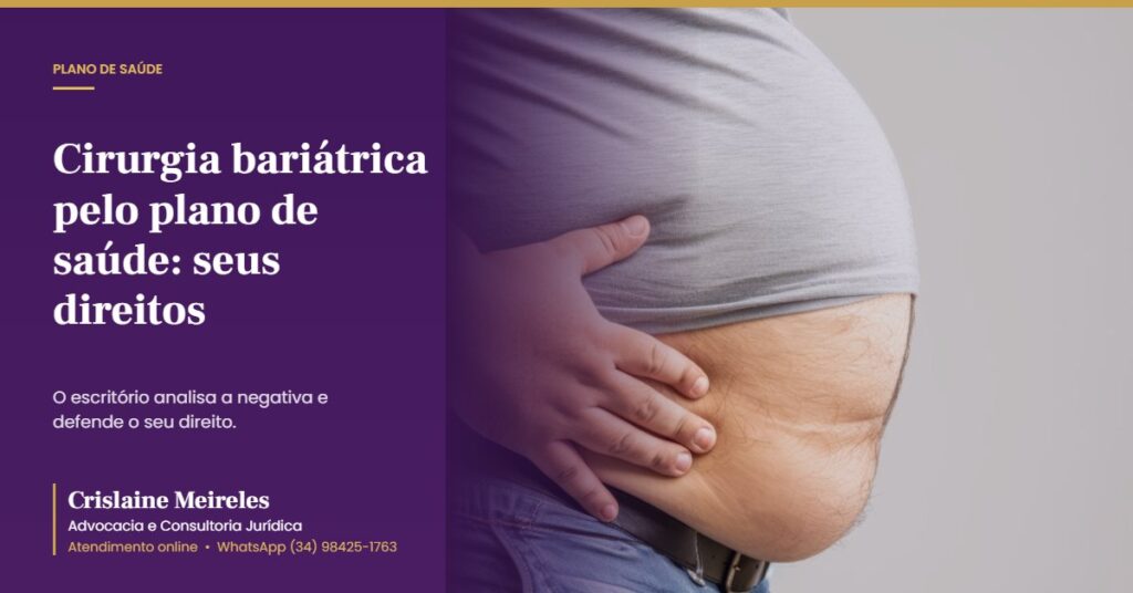 Cirurgia bariátrica pelo plano de saúde: seus direitos