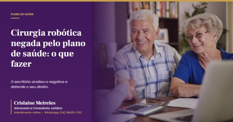 Cirurgia robótica negada pelo plano de saúde: o que fazer