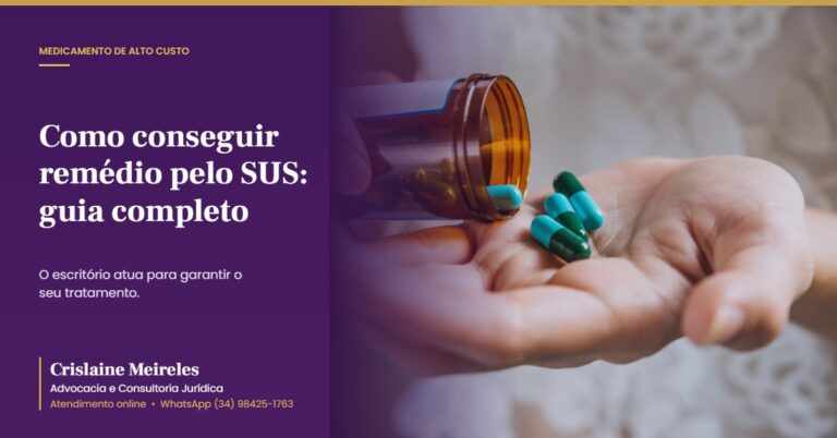 Como conseguir remédio pelo SUS: guia completo