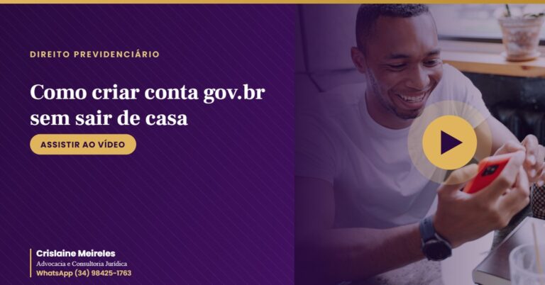 Como criar conta gov.br sem sair de casa