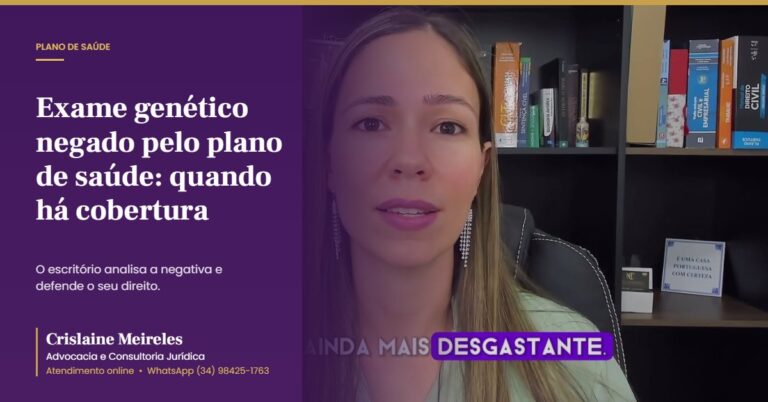 Exame genético negado pelo plano de saúde: quando há cobertura