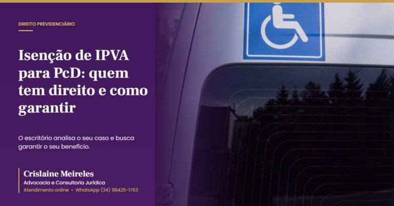 Isenção de IPVA para PcD: quem tem direito e como garantir