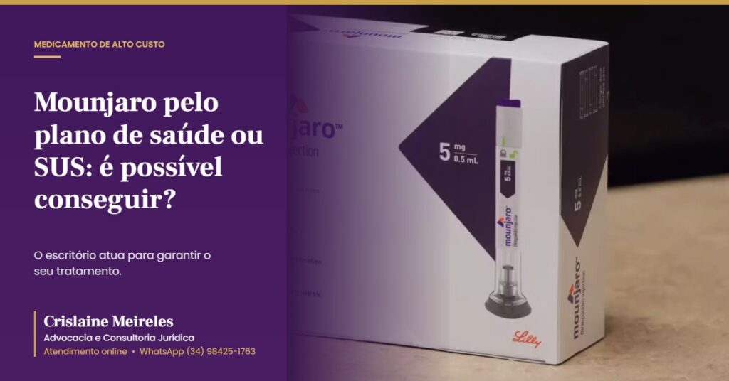 Mounjaro pelo plano de saúde ou SUS: é possível conseguir?