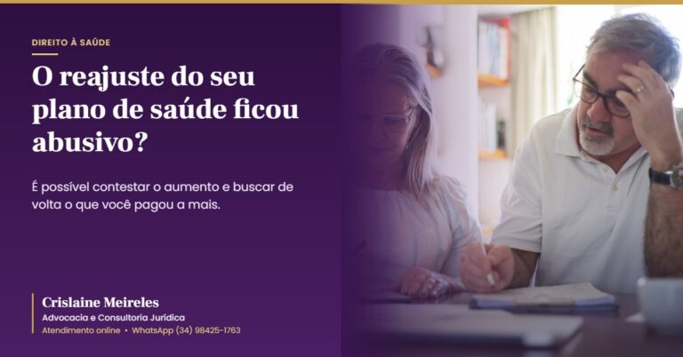 Reajuste abusivo do plano de saúde