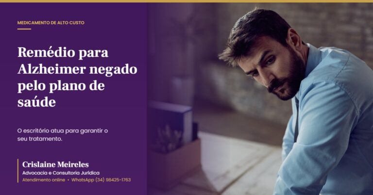 Remédio para Alzheimer negado pelo plano de saúde