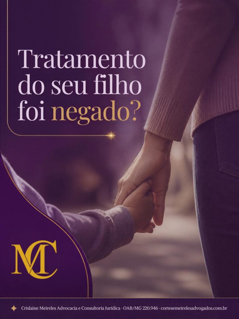 Tratamento do seu filho foi negado? Crislaine Meireles Advocacia – tela 1